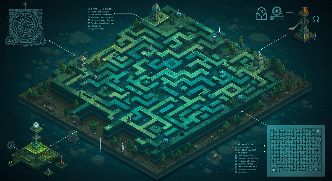 Complex Multilayered Labyrinths