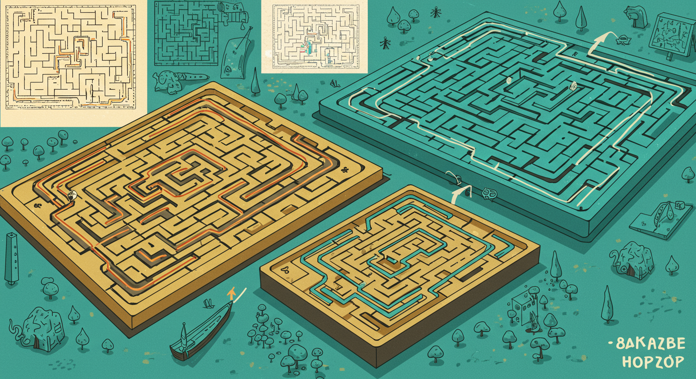 Pattern Recognition Maze Puzzles